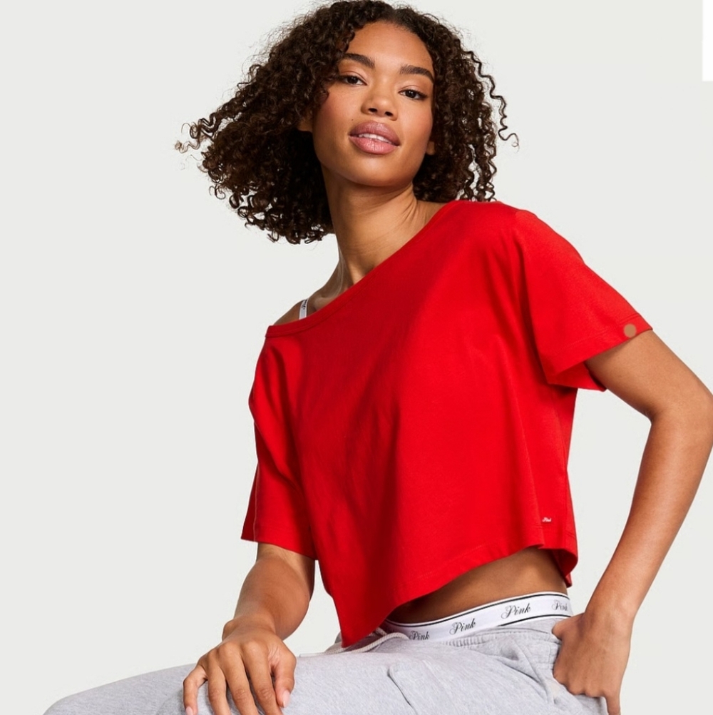 Slouchy Cropped Sleepshirt